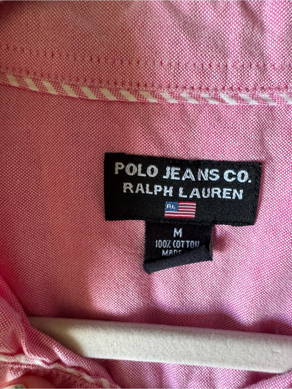 Polo by Ralph Lauren Pink Button-Down Oxford Shirt - Picture 4 of 5